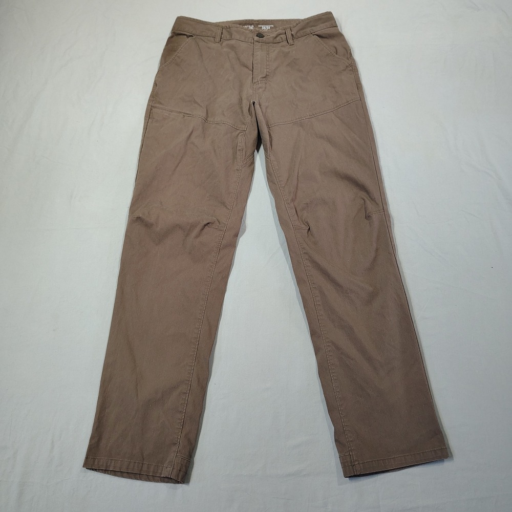Mountain Hardwear Pant Mens 34 Brown AP Pant Cotton Blend Stretch Hiking Outdoor
